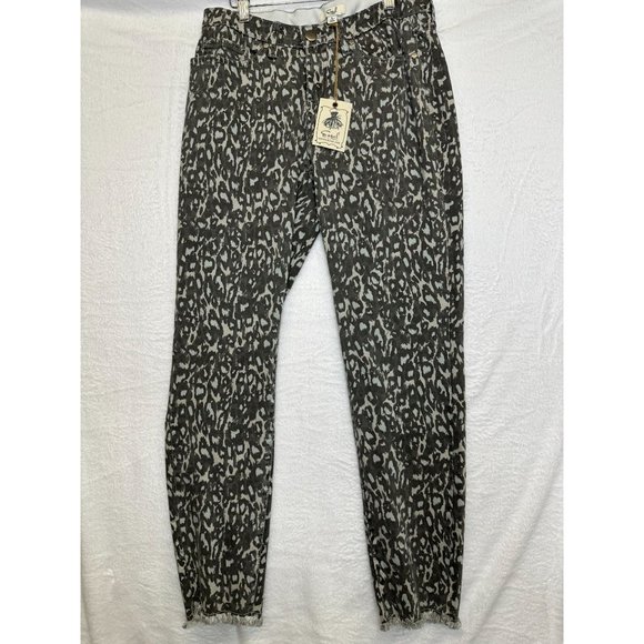Easel Animal Print Skinny Jeans - Picture 1 of 4